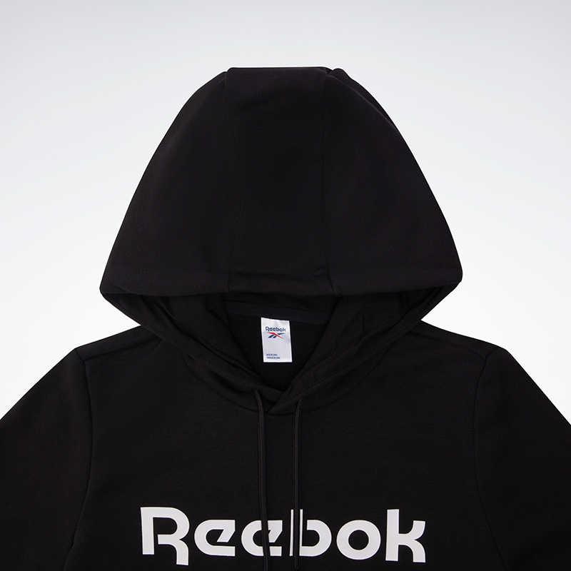 Reebok Lettered Slim Fit Hoodie Women hoodies Black GV5519