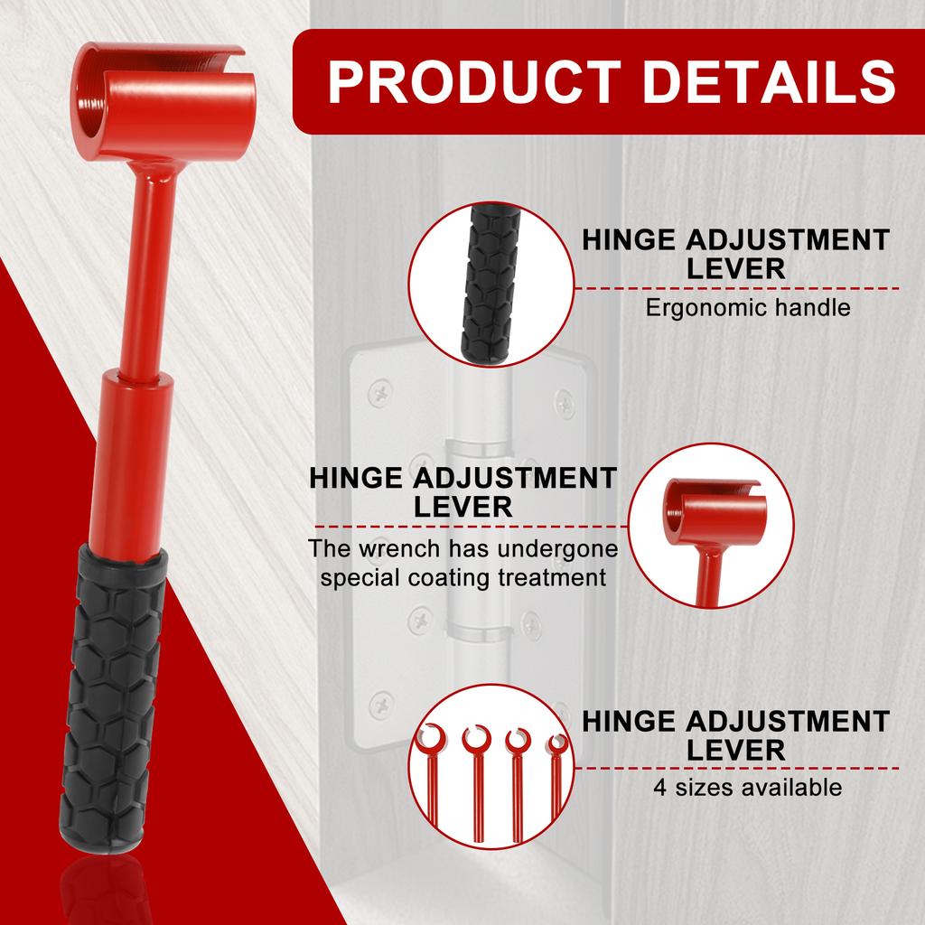 Türscharnier-Einstellschlüssel 14-25mm Stahl Scharnier-Einstellwerkzeug Scharnier-Spaltschlüssel Einstellschlüssel Türscharnier-Reparaturwerkzeug