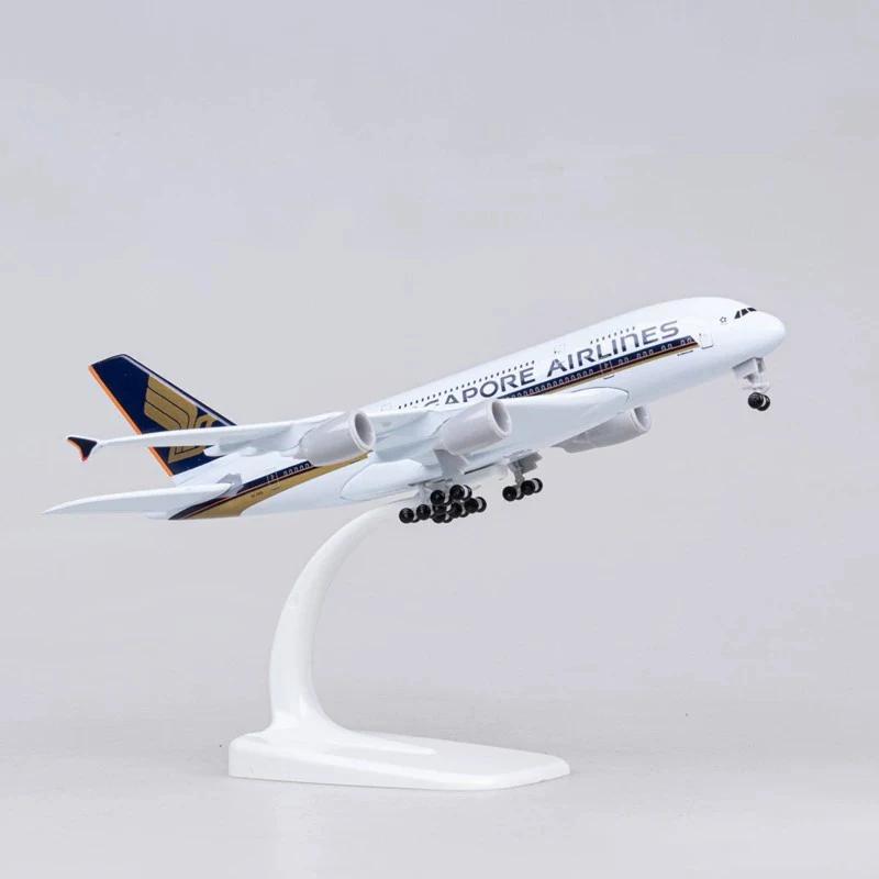20 см Модель самолета Игрушка Сплав Металл Великобритания Воздух British Airways AIRBUS 380 A380 Авиалинии Модель самолета Литье под давлением Модель самолета