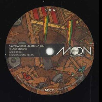 7-Zoll-Schallplatte CAVEMAN DUB, DUBBING SUN - Inspiration (Studio As One Remix) / MS071 Moonshine EU 2024 Bulgarien Reggae, Ska & Dub