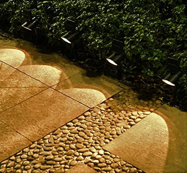 GWSOLAR Solar Außen Wasserdichte Strahler Warm 10 Einfach Keine Verkabelung oder Elektroarbeiten Solar LED Garten Außen Solar Automatisches Aufleuchten Ihres Blumenparks