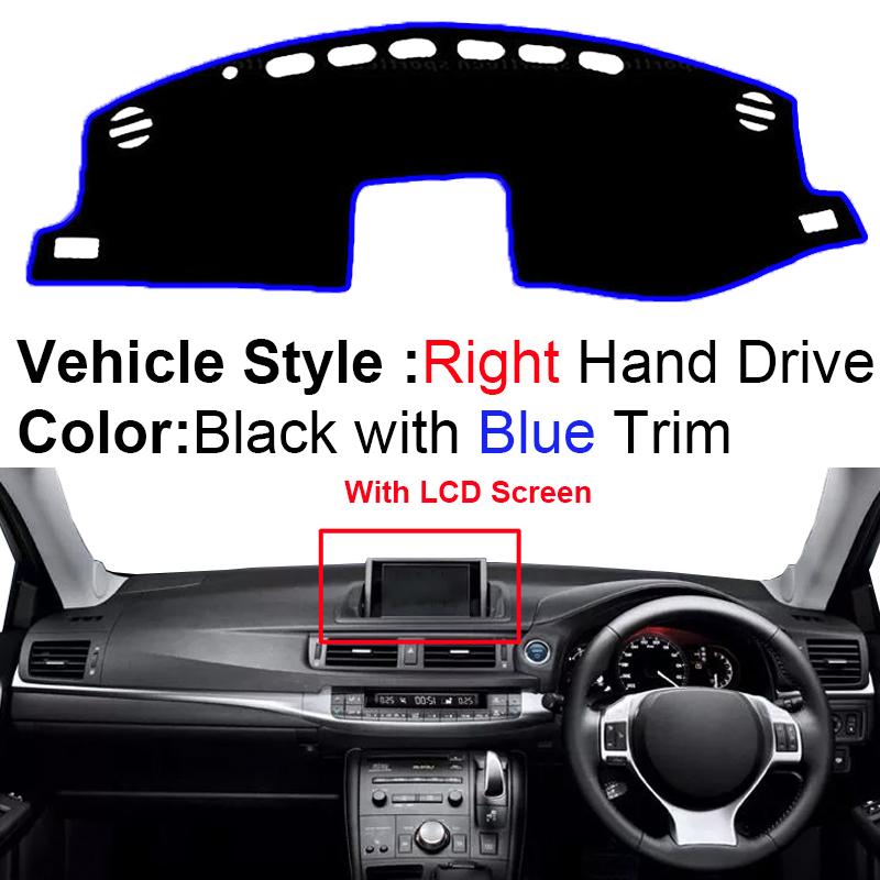 Car Inner Dashboard Cover For Lexus CT 200h 2011 - 2019 CT200h Auto Dash Mat Carpet Cape Sun shade Dashmat Pad 2018 2017 2016