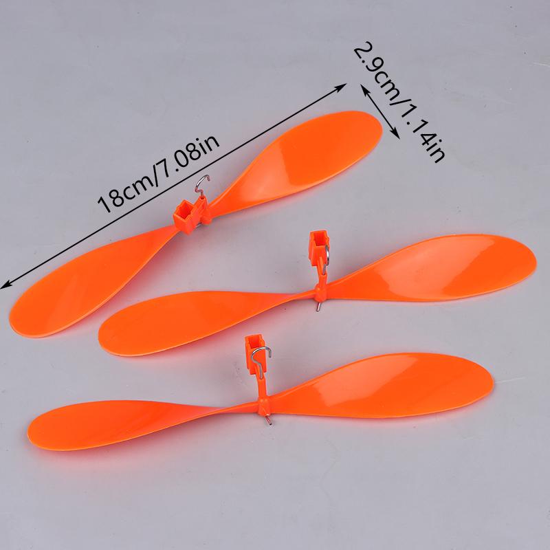 New 10pcs 180mm Rubber Band Powered Propeller For Model Aircraft Propeller Supply Student Airplane Spinner