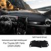 Sunshade Carpet For Toyota GR Yaris 2024 2025 2026 LHD RHD Car Dashboard Dash Protect Mat Summer Dashmat Pad Accessories