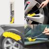 Nylon Wheel Cleaning Brush For Car Detailing With Soft Bristles For Home Use