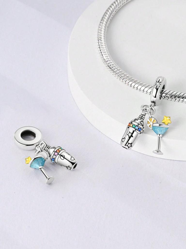 Charms Plata Beer Cake Banana Monkey Beads Charm Copper Plated Fit Copperoriginal Bracelet For Jewelry Making Diy Charm