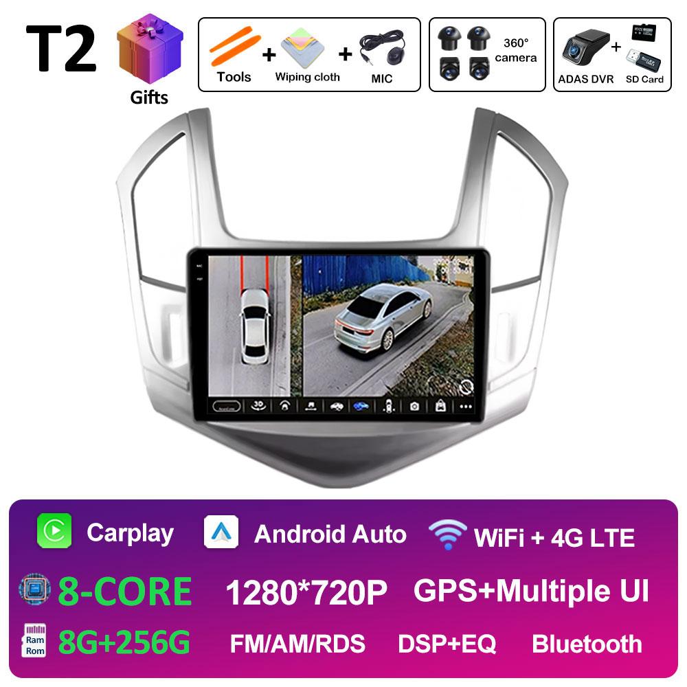Car Video Radio Multimedia Player For Chevrolet Cruze J300 J308 2012 2013 2014 2015 Wireless Carplay Android Auto Head Unit WIFI