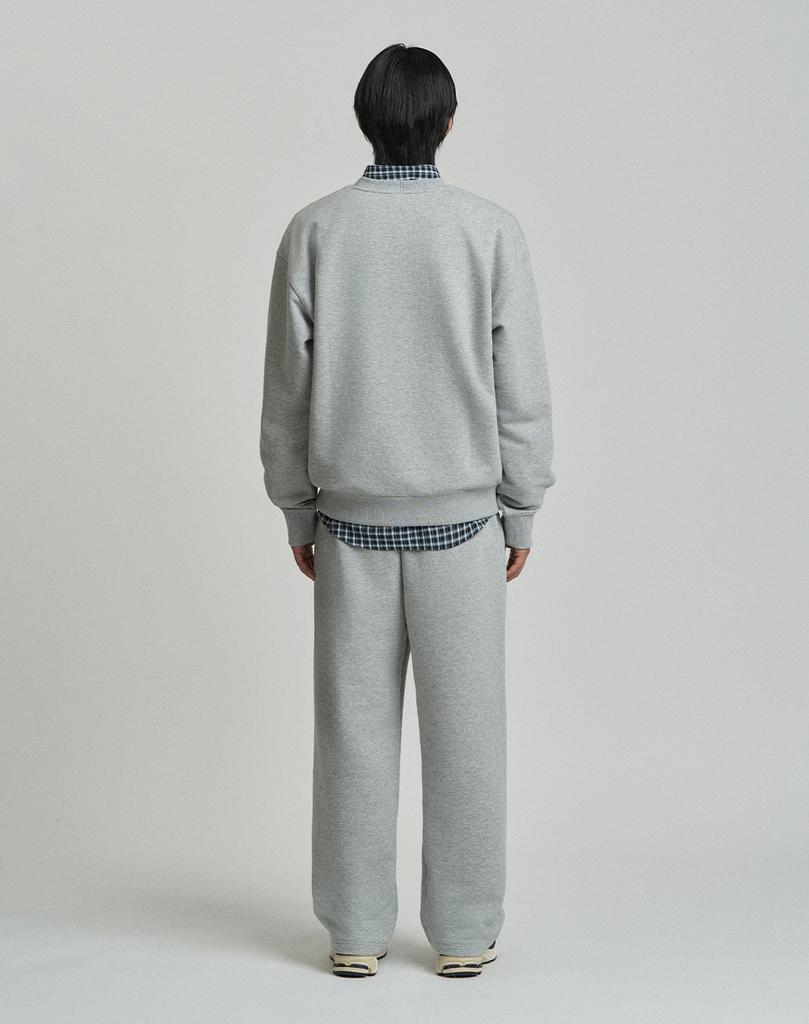 Work On Body Off Basic Semi-Overfit Cotton Sweatpants [Melange Grey]