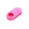 X Autohaux Pink Silicone Three Button Car Remote Key Cover Case Protective for Fiat 500 Viaggio Ottimo Tipo