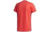 adidas T Shirts Men's Honor Red Crew Neck Moderate Straight Fit FT8836