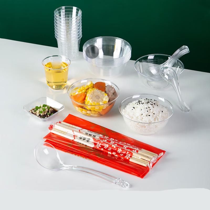 Guyue Tiancheng Disposable PS Crystal Hotpot Dining Sets