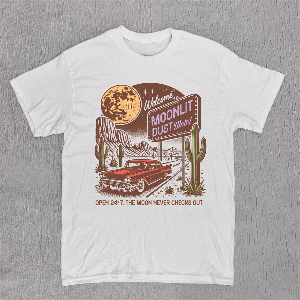 Retro Desert 90s Graphic Men's T-Shirt Cotton O-neck short-sleeved Tee Tops Summer T Shirts Uni
