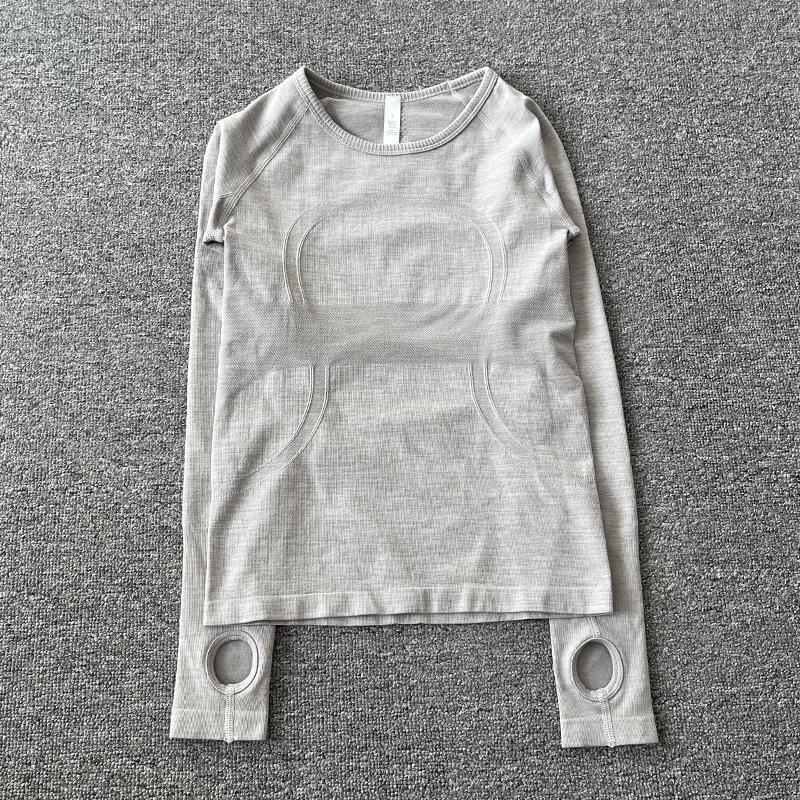 Damen Schnelltrocknendes Langarm Yoga Top - Atmungsaktives, Figurschmeichelndes, Hochelastisches Fitness-T-Shirt