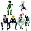 11.5-14cm Hunter×Hunter Anime Figure Kurapika Action Figure Chrollo Illumi Hisoka Figurine Collection Noodle Stopper Model Toys