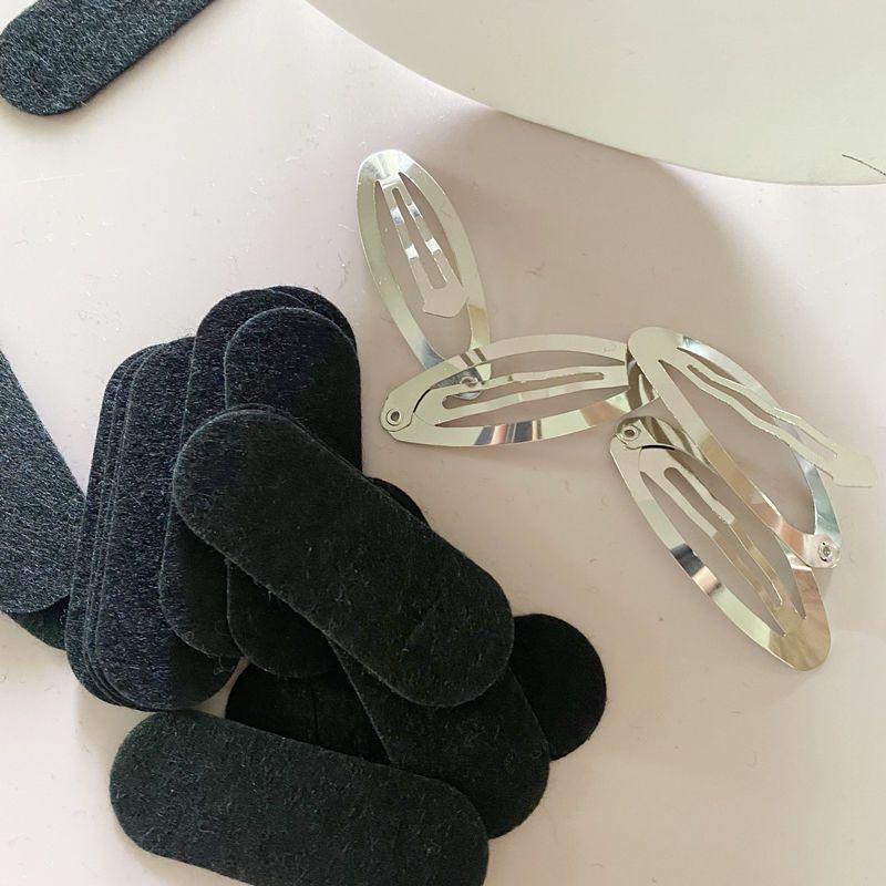 DIY Non-Woven Fabric Jewelry Clips: 5-6cm Square, Teardrop, Oval.