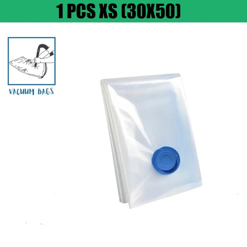 1Pcs Vacuum Storage Bags Vacuum Seal Bag Space Saving Bags for Comforters Clothes Pillow Bedding Blanket Storage or Hand Pump