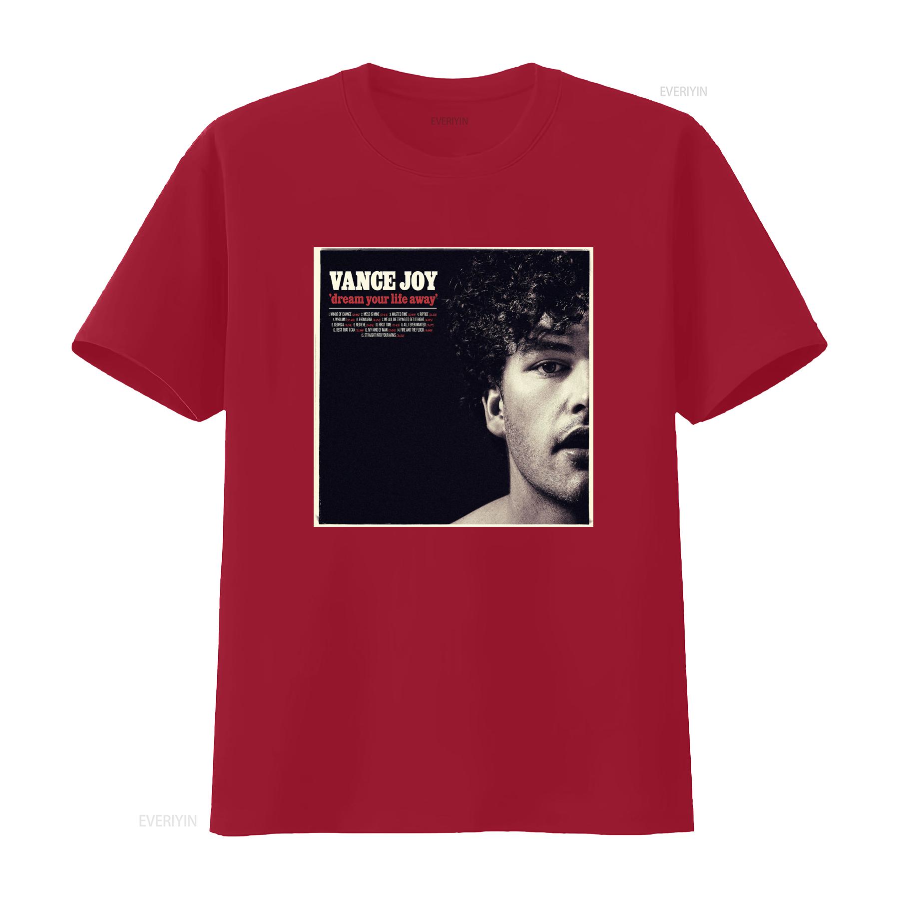 Vance Joy Dream Your Life Away Deluxe T shirt vintage Washed Casual fashion Stretched designer clothes Comfortable Unisex S
