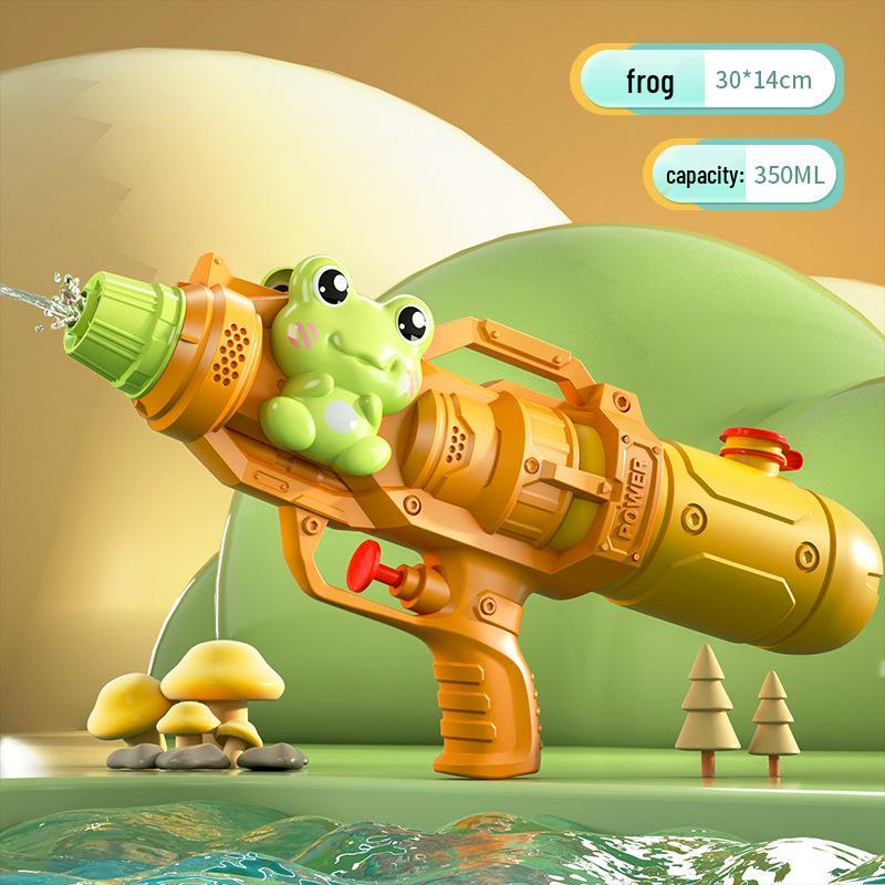New Internet Celebrity Double Nozzle Water Gun – Pony, Dinosaur, Duck, Shark Designs for Kids