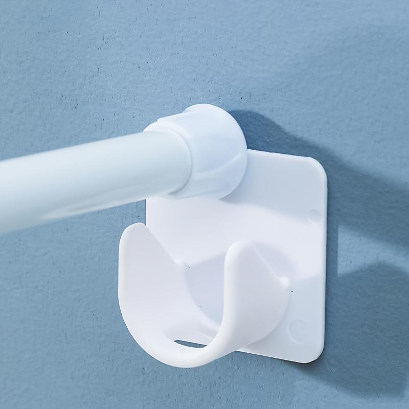 Non-perforated Rod Hanging Bracket Fixator Clothes Hanging Rod Bracket Card Slot Telescopic Rod Fixing Bracket
