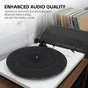 12in LP Turntable Record Players Platter Rubber Shock Pad Anti-Static Anti-slip Protection Mat for Vinyl Record Accessories