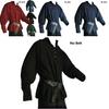 Mittelalterliche Renaissance Herren Stehkragen Ritter Oberteil Schnür-T-Shirt Kostüm für stilvolles Cosplay