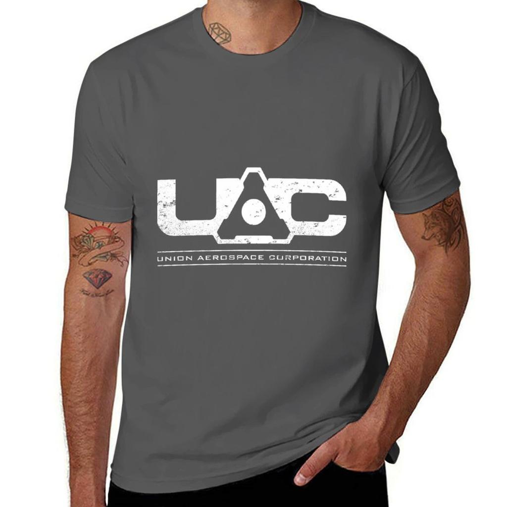 Zatracená Union Aerospace Corporation Tílko bílé distressed letní top vlastní tričko Estetické oblečení pánské designové oblečení