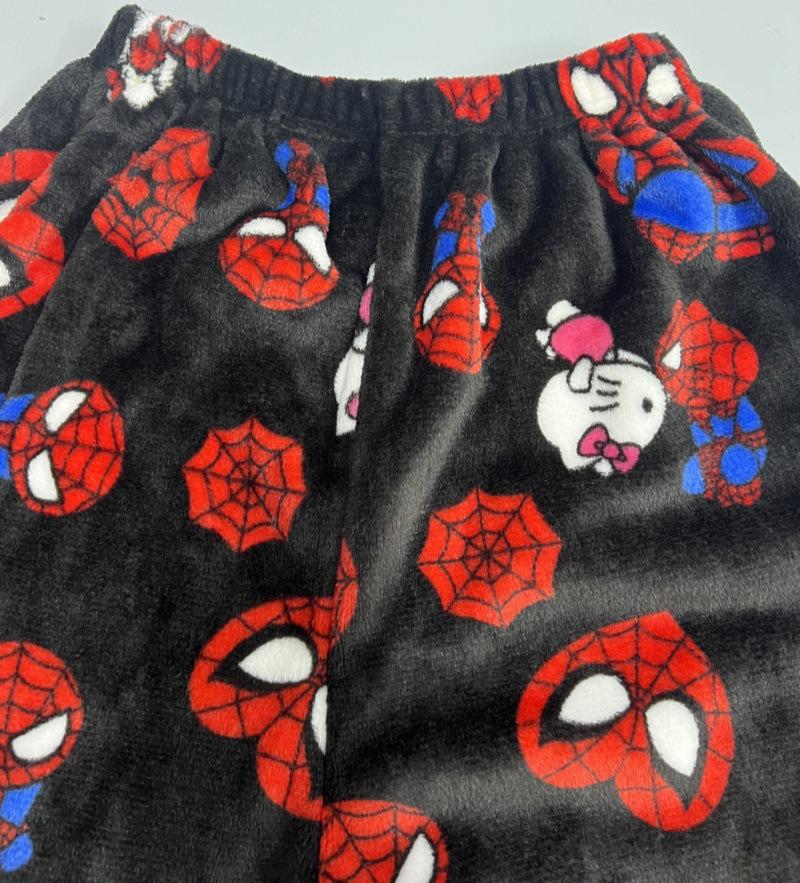 Women's Flannel Pajama Pants - Autumn/Winter Cozy Loose Fit Long Pants for Home and Casual Wear
