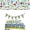 Minecraft Baby Shower Birthday Party Supplies Featuring Vibrant Tableware Set