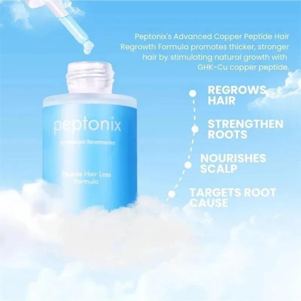 Peptide Hair Formula 30ml 1fl oz, Dermatologist Recommended Peptide Scalp Serum, Nourishing Scalp Care Liquid for Daily Hair Maintenance