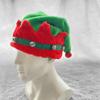 Festive Red & Blue Elf Bell Hat for Christmas Parties & Masquerades