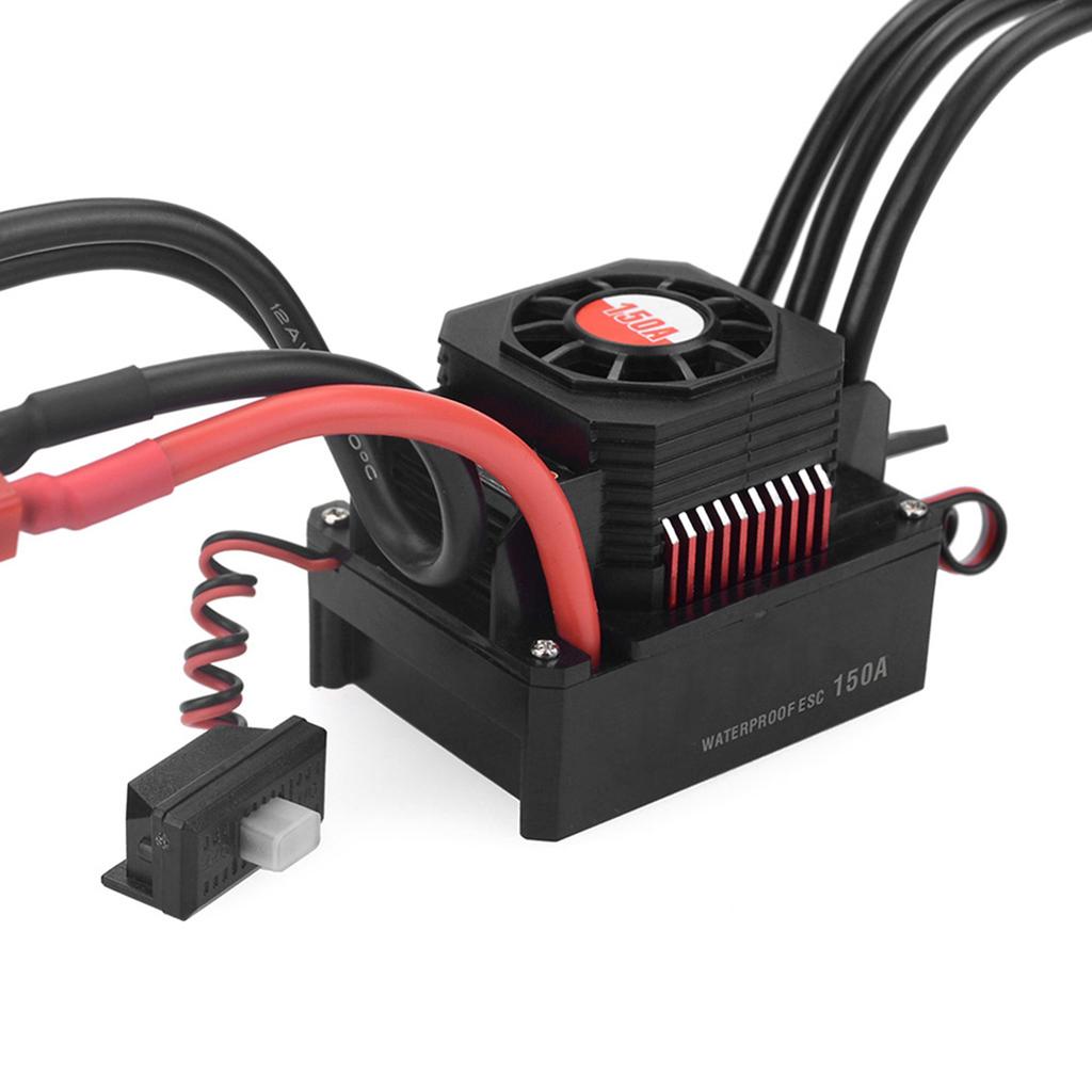   150A Brushless ESC Waterproof Electric Speed Controller for 1/8 RC Truck   Car