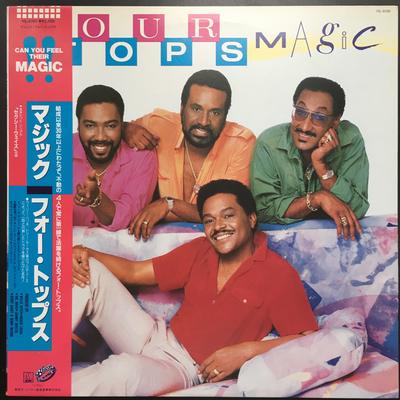LP Record FOUR TOPS - Magic VIL6196 MOTOWN 1985 Japan Obi Soul/Funk
