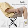 Portable Outdoor Folding Stool for Travel, Camping, Fishing, and Queueing.