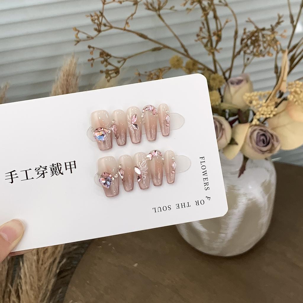 Pure Handmade Blush Shimmer Gradient Light Chase Cat Eye Starlight Pink Diamond Kelly