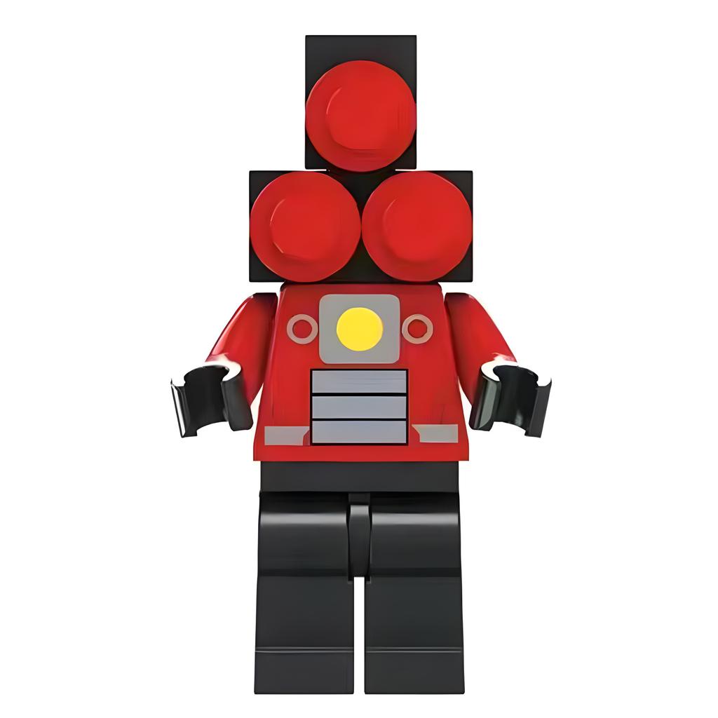 Assembling Educational Building Block Wn Toilet Man Series Audio Man Monitoring Man Tv Man Doll Building Block Toy