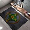 Celtic cross intricate knotwork carpet Yoga living room room decor children's crawling mat doormat area rug games mat