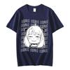 Anime Spy X Family Anya Forger Unisex T-shirts Short Sleeve Women TShirt Casual Harajuku T Shirt Fashion Unisex Streetwear Tees