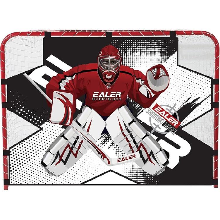 EALER Хоккейная мишень для бросков вратаря - Мишень для вратаря для хоккея на льду и уличного хоккея 54*44 inch
