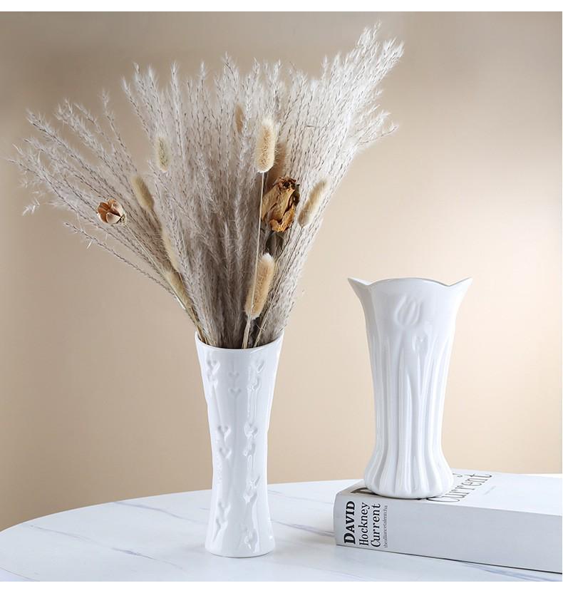 Nordische Keramikvase: Modernes Künstlerisches Blumenarrangement Heimdeko Auslage