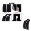 Mirhua Car Seat Double Hook Set of 2 Selected Leather Metal Car Storage Heavy Duty Car Accessories Leather (Black 2pcs)