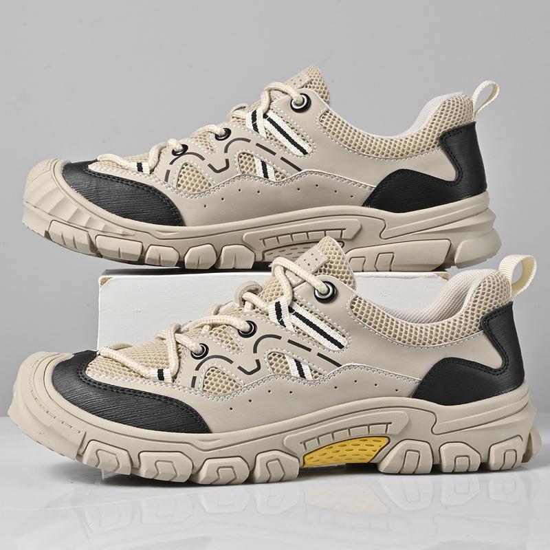 Summer Fashion Men's Beach Sandals Anti-collision Hiking Shoes for Outdoor Hiking Comfortable Breathable Thick-soled Men's Shoes