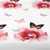 Four Seasons Men And Women Simple Fashion Flowers Butterfly Prints Sanded Bedspread Home Bedroom Hotel