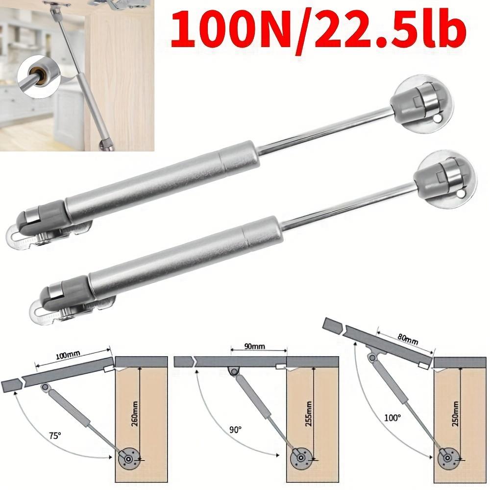 2pcs 100N 10kg Cabinet Hinges Furniture Door Lift Pneumatic Support Hydraulic Gas Spring Kitchen Cupboard Door Lifting Support Tools