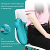 New Flocking PVC Inflation Lumbar Pillow H-type Inflatable Aircraft Lumbar Pad Grey Blue Nursing Waist Pillow Office