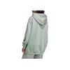 Adidas Originals Essentials Skin-Friendly Comfortable Hooded Sweatshirt Women Sweatshirt Silver-Green JJ3474