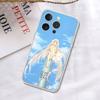 Cute Chobits Phone Case Soft Transparent Case For IPhone 17 16 15 14 13 12 11 Pro Max Mini Plus Cover Case