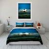 Soccer Ball On Grass. Bedding Sets Duvet Cover Sets Duvet Covers Pillowcases(1 * Duvet Cover 2 * Pillowcases Without Duvet Insert)