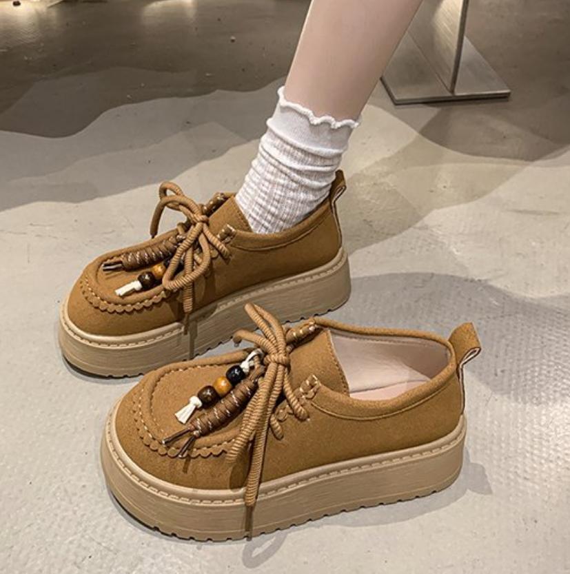 Fashion 2025 Designer Shoes for Woman Footwear Autumn Soft Loafers with Fur Slip-on Dress Fall Slip on Moccasin Floc Zapatillas De Mujer