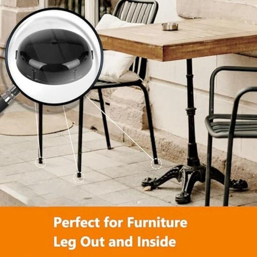 16/20/32PCS Plastic Chair Leg Caps Round Shape Outdoor Chair Glides  Patio Chairs