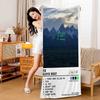 Rapper Hip Hop Pop Singer Kanye West Beach Towel Colorful Bath Towels for Girl Microfiber Sand Free Beach Yoga Spa Gym Pool